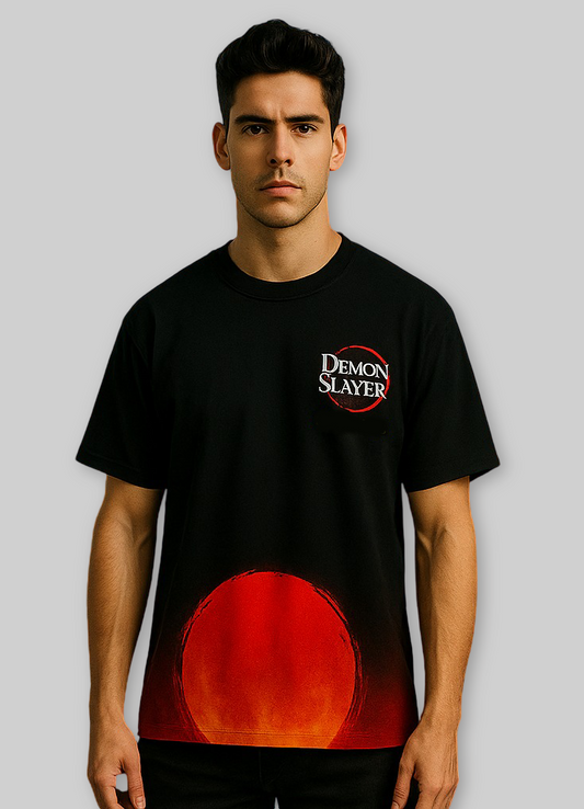 Demon Slayer Tanjiro Sun Breathing T-Shirt – Limited Edition Anime Graphic Tee